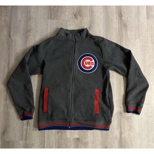 Chicago Cubs Genuine MLB Merchandise True Fan Full Zip Gray Sweatshirt Jacket M